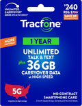 $240 Unlimited Talk & Text Plus 36 GB of Data Annual Prepaid Plan P22753